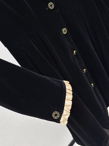 Miu 25fw velvet dress