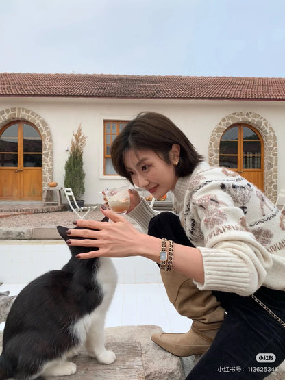 Chan 25fw christmas sweater