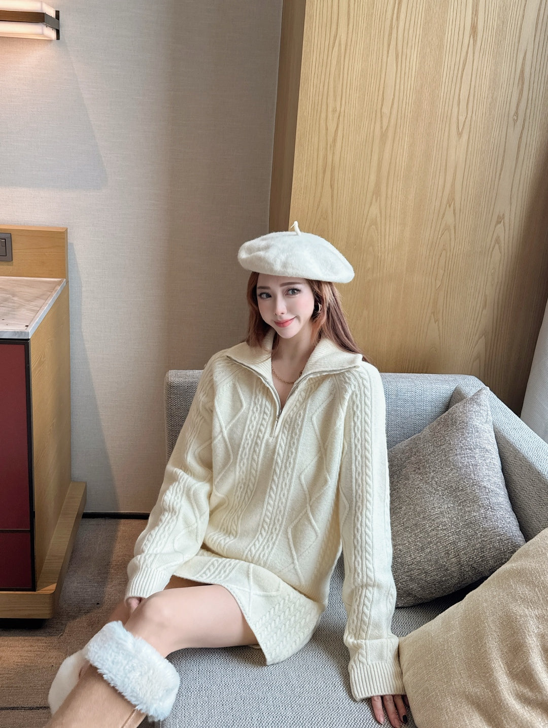 Ralp 25fw knit sweater pant set