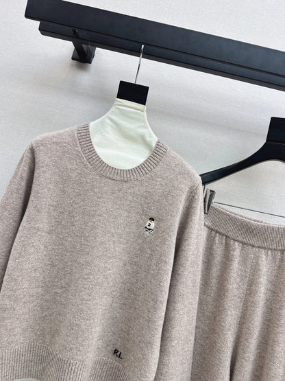 Ralp 25fw knit sweater pant set