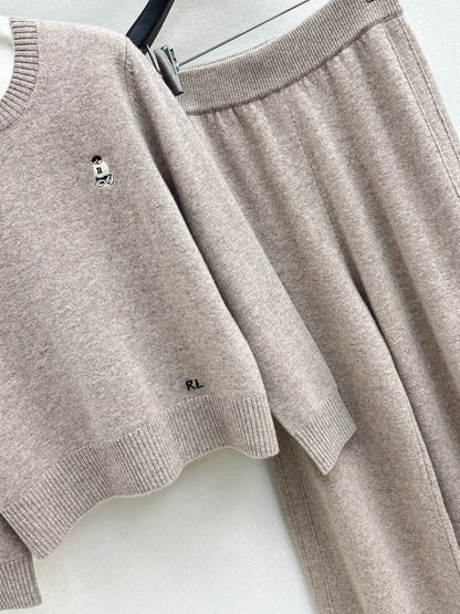 Ralp 25fw knit sweater pant set
