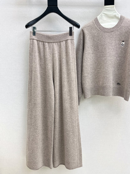 Ralp 25fw knit sweater pant set
