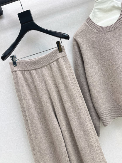 Ralp 25fw knit sweater pant set