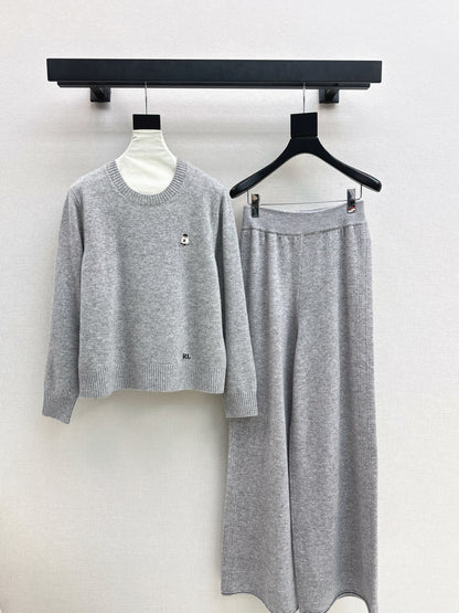 Ralp 25fw knit sweater pant set