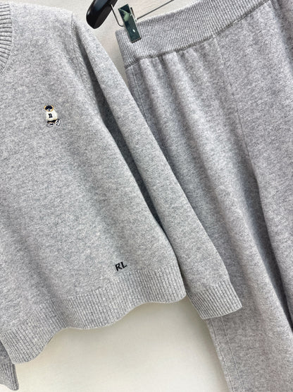 Ralp 25fw knit sweater pant set