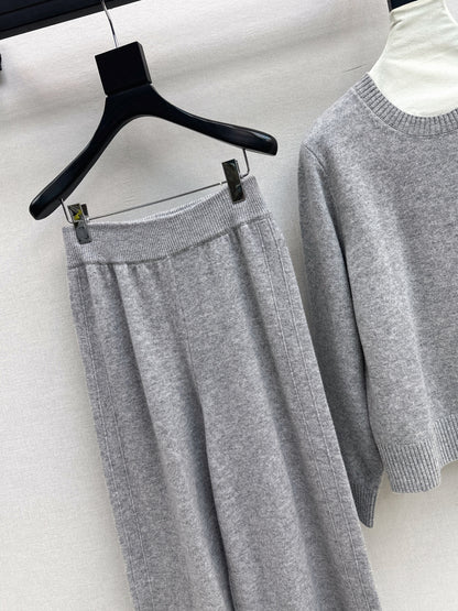 Ralp 25fw knit sweater pant set