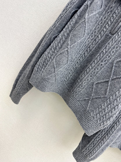 Loro 25fw knit sweater skirt set