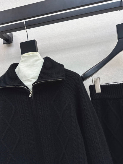 Loro 25fw knit sweater skirt set