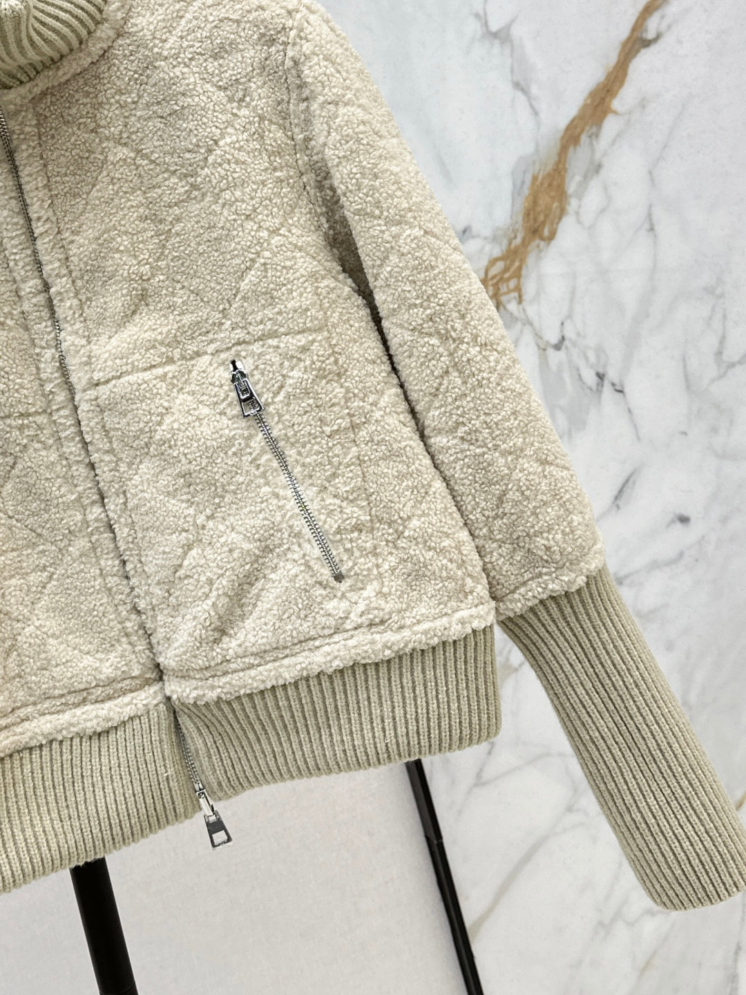 CD 25fw lamp fleece jacket