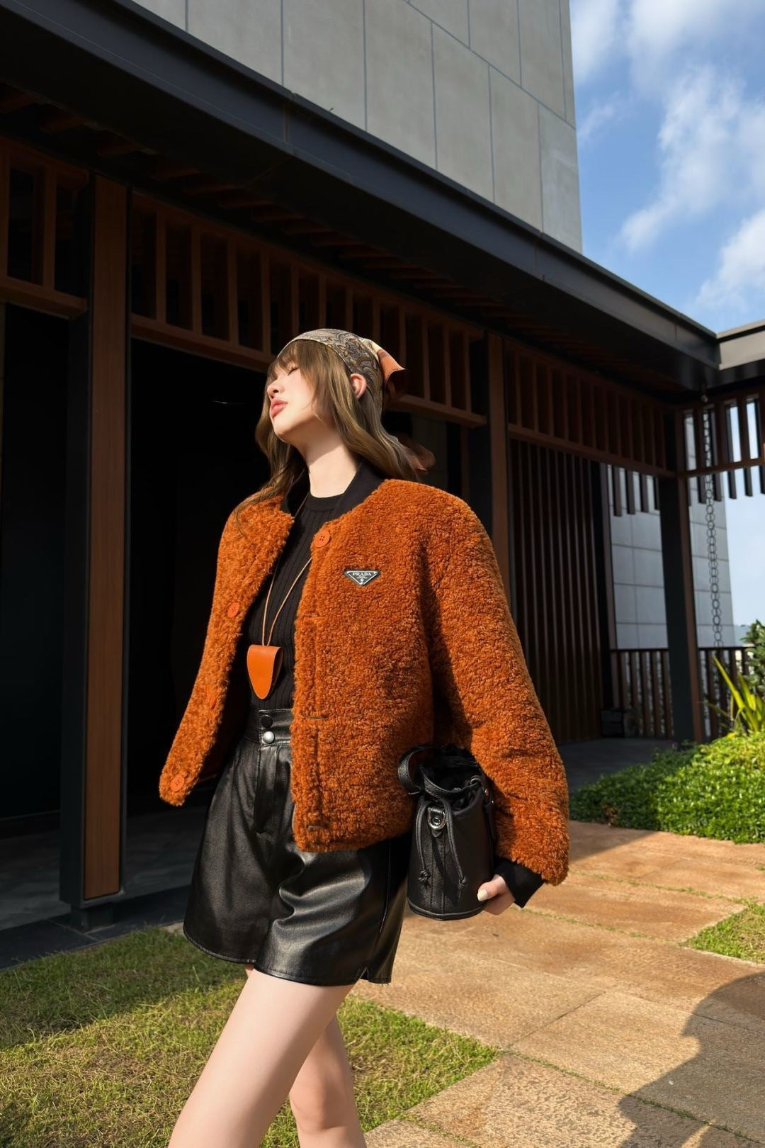 Prad 25fw reversible padded jacket