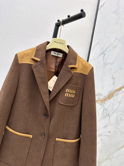 Miu 25fw corduroy jacket
