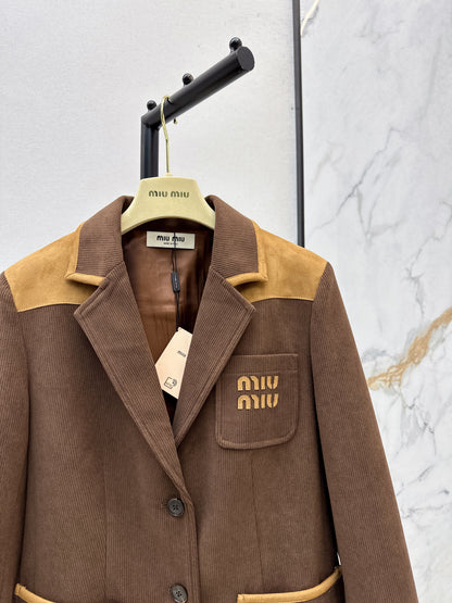 Miu 25fw corduroy jacket