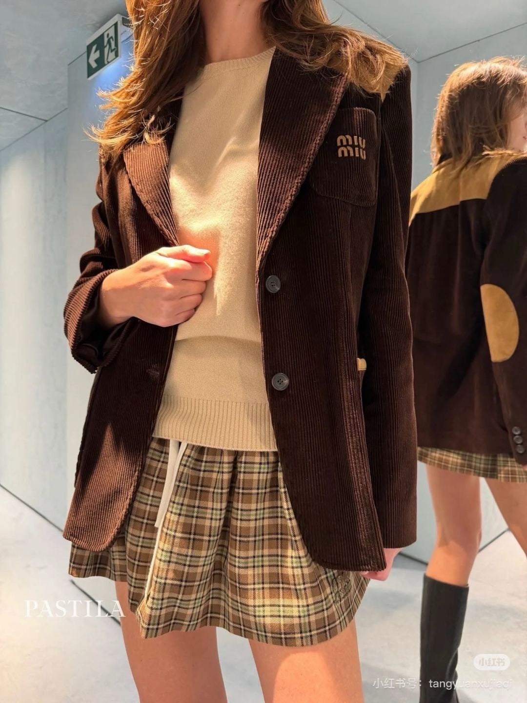 Miu 25fw corduroy jacket