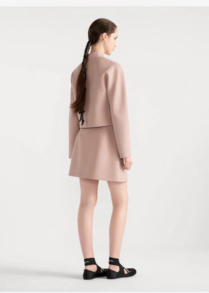 CD 25fw elegant jacket skirt set