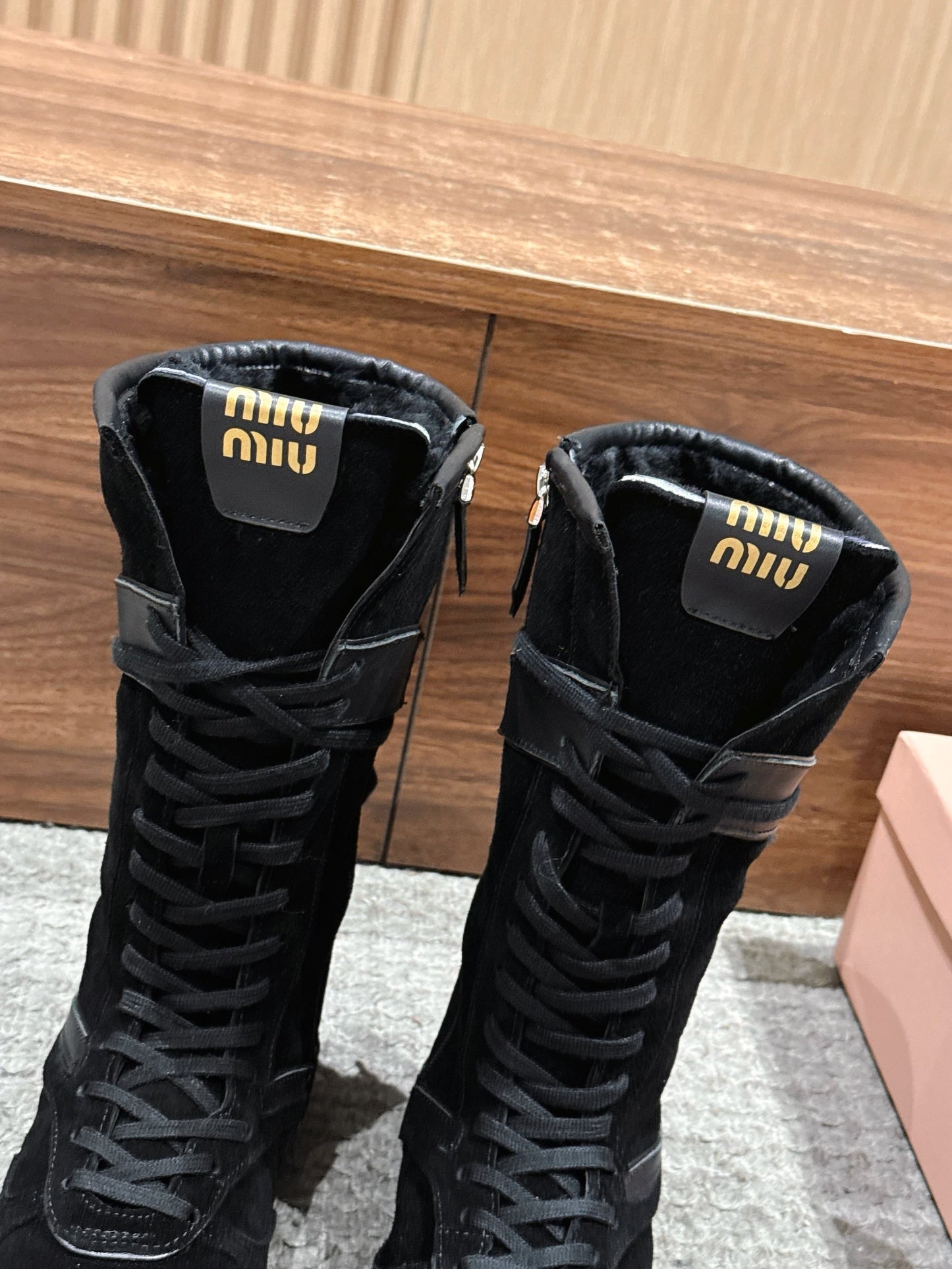 Miu 25fw half boots