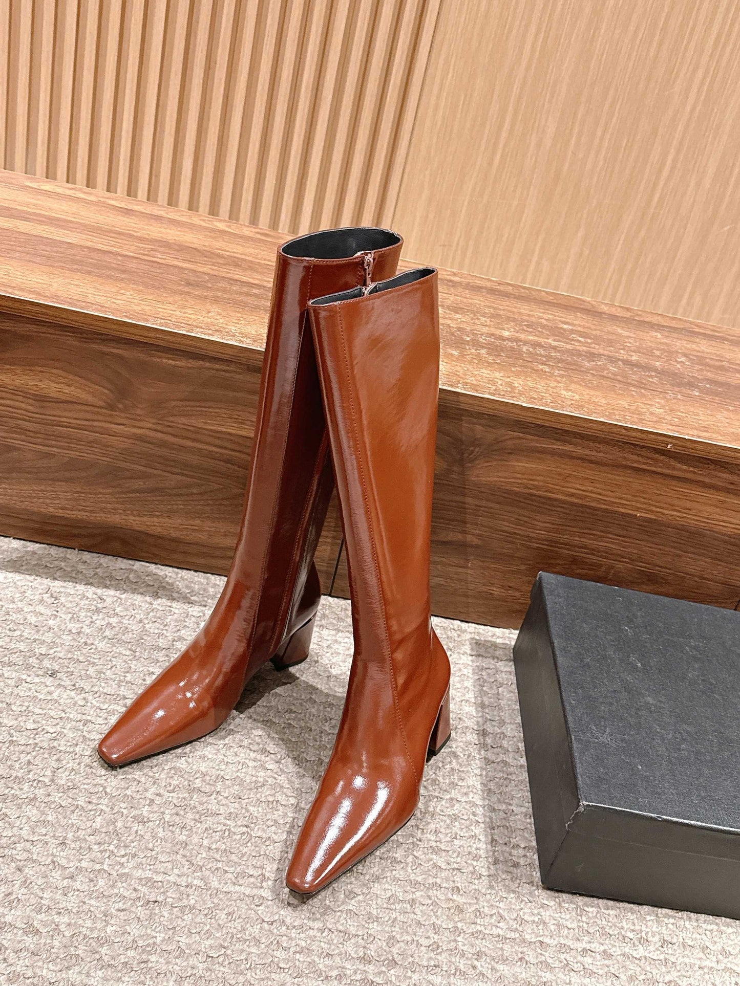 Sain 25fw knee high boots