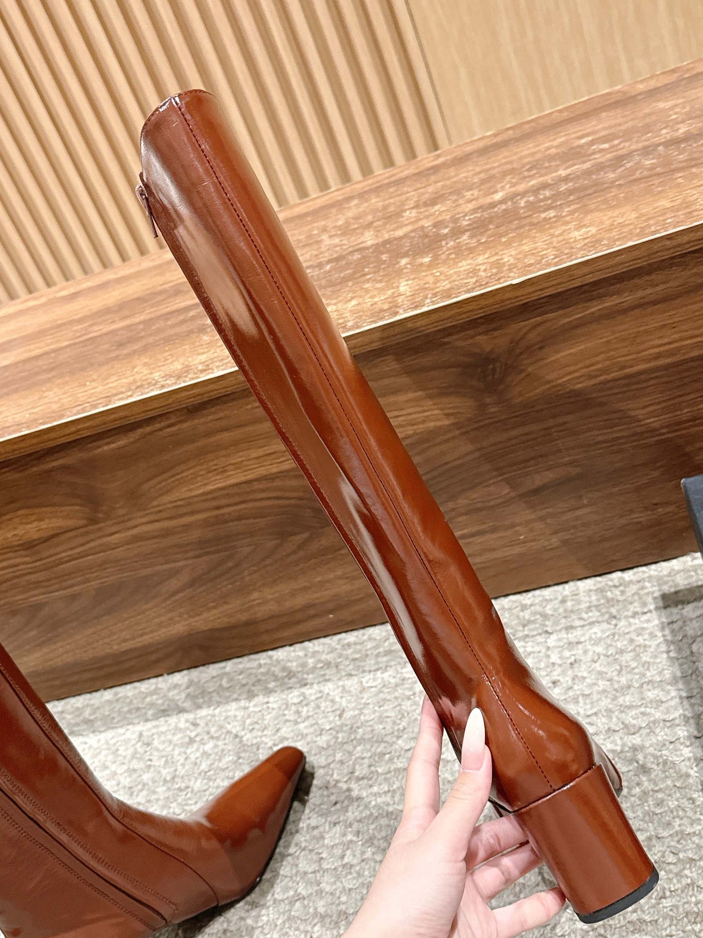 Sain 25fw knee high boots