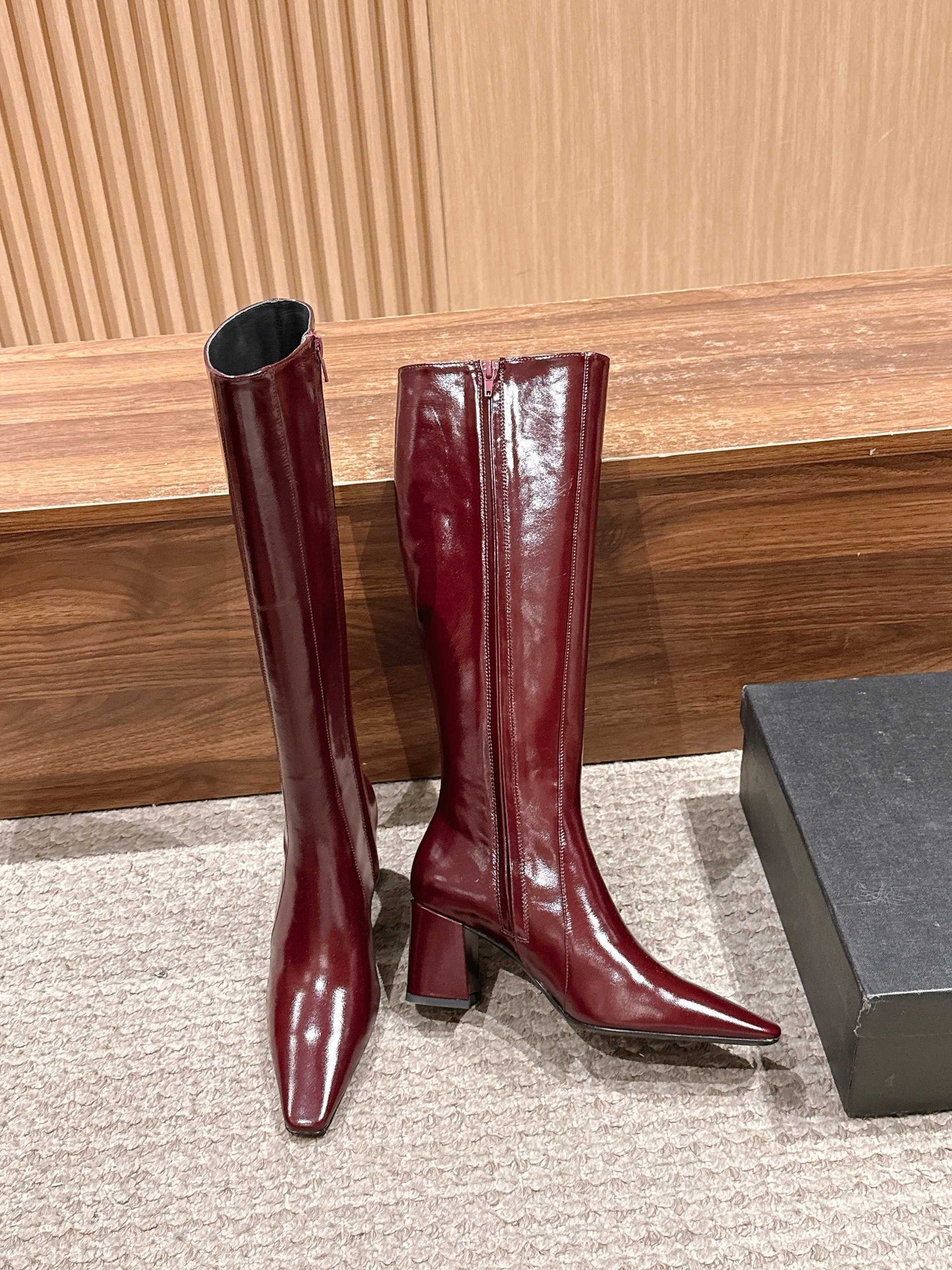 Sain 25fw knee high boots