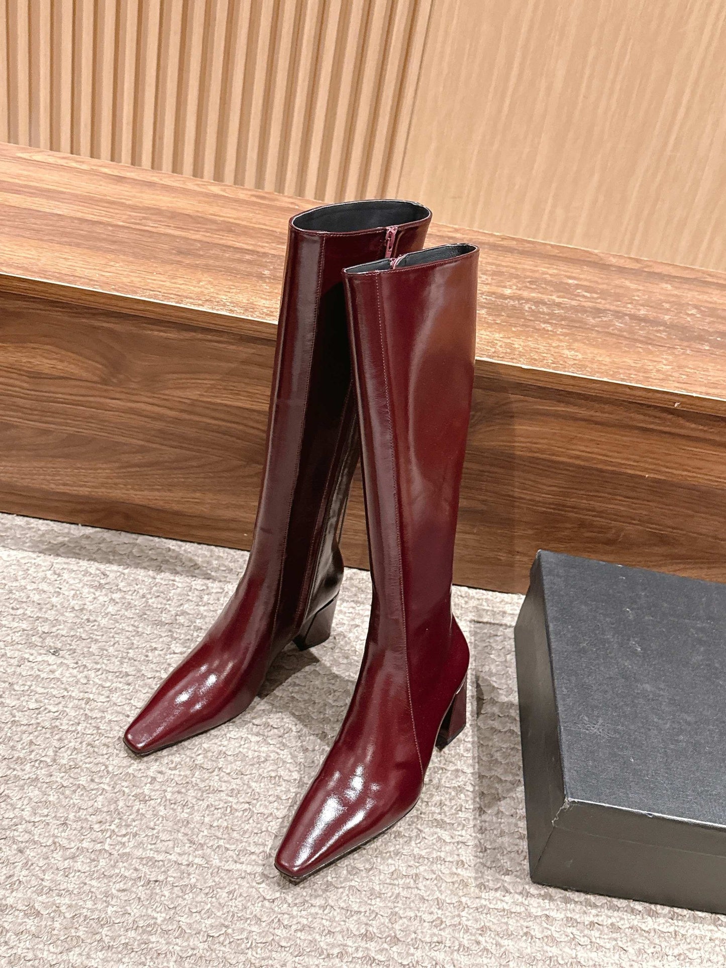 Sain 25fw knee high boots