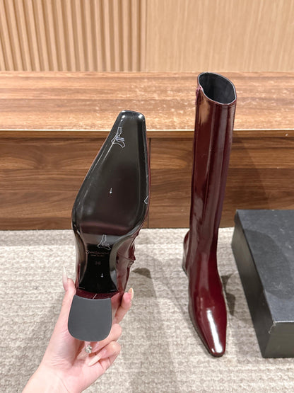 Sain 25fw knee high boots