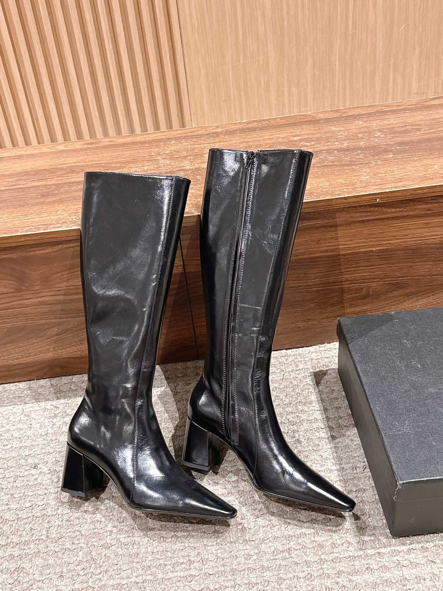 Sain 25fw knee high boots