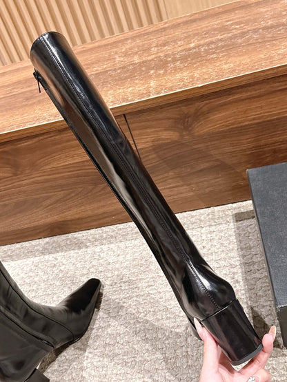 Sain 25fw knee high boots