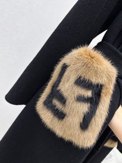 Fend 25fw wool overcoats