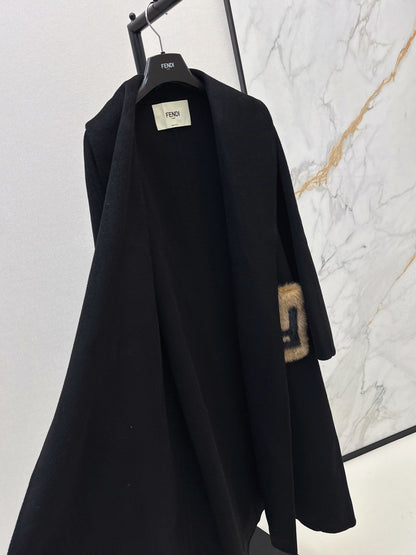 Fend 25fw wool overcoats