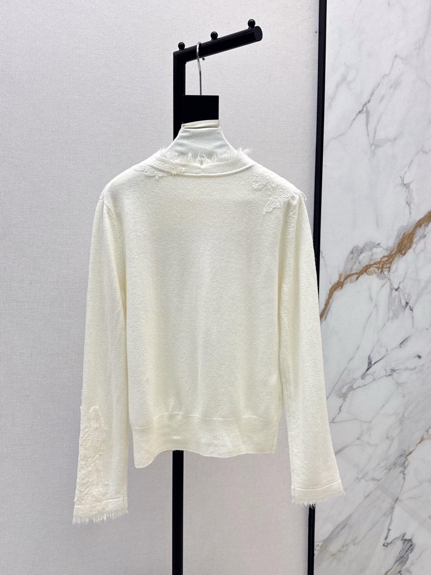 Es 25fw rhinestone cardigan