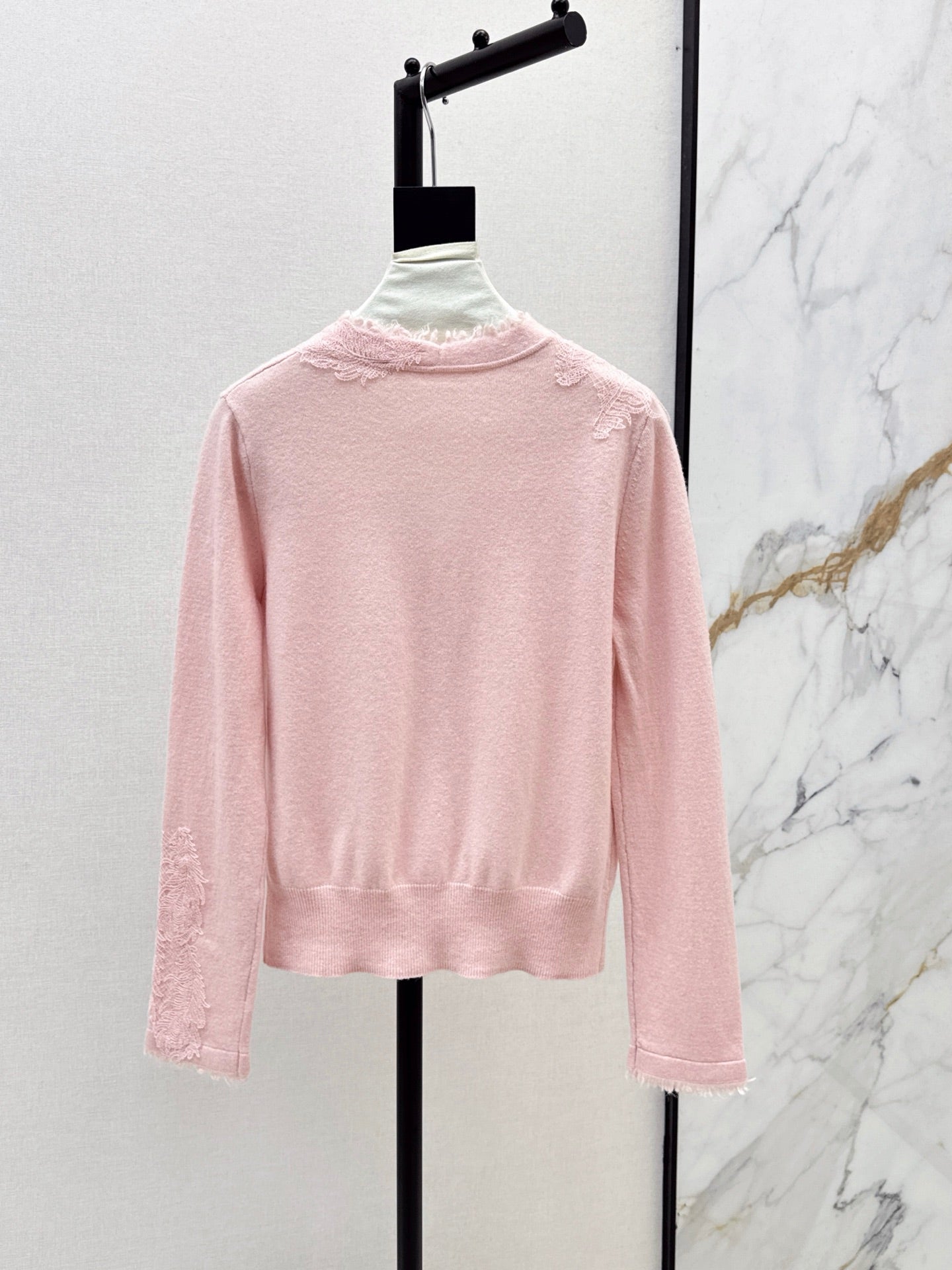 Es 25fw rhinestone cardigan