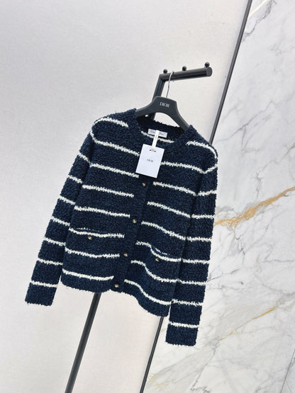 CD 25fw tripe cardigan