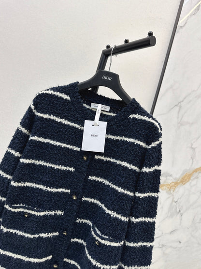 CD 25fw tripe cardigan