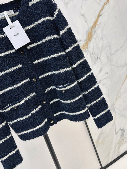 CD 25fw tripe cardigan