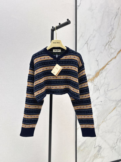 Miu 25fw jacquard sweater