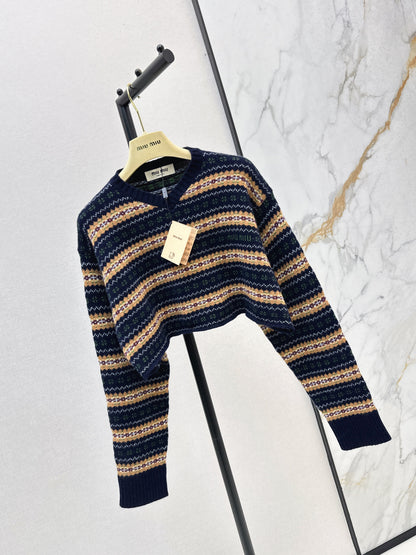 Miu 25fw jacquard sweater