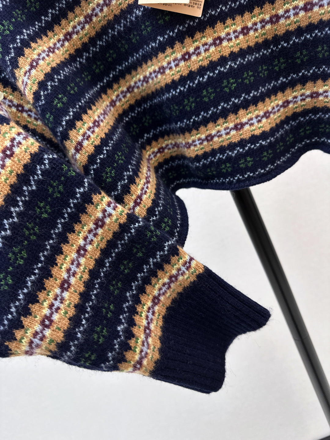 Miu 25fw jacquard sweater