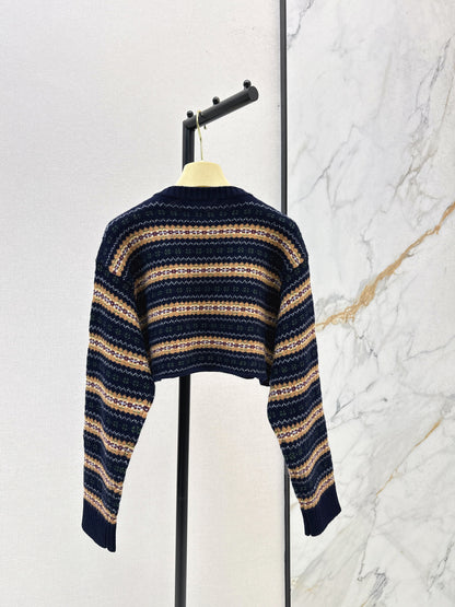 Miu 25fw jacquard sweater