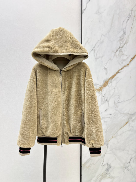 Loro 25fw reversible fleece jacket