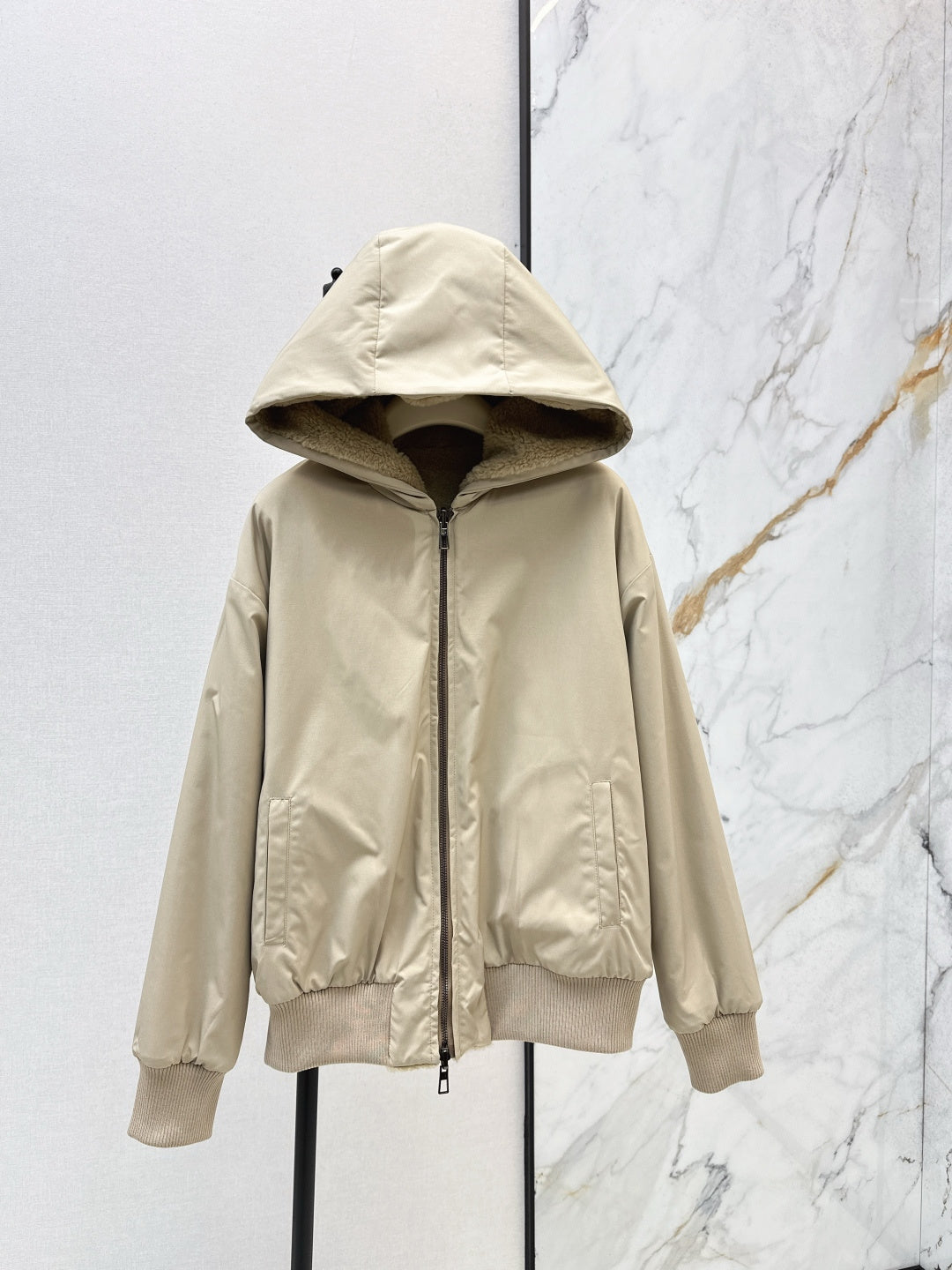 Loro 25fw reversible fleece jacket