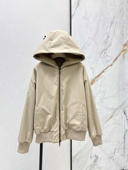 Loro 25fw reversible fleece jacket