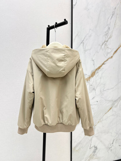 Loro 25fw reversible fleece jacket