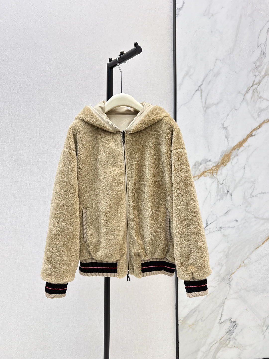 Loro 25fw reversible fleece jacket