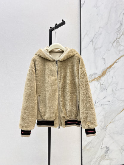 Loro 25fw reversible fleece jacket