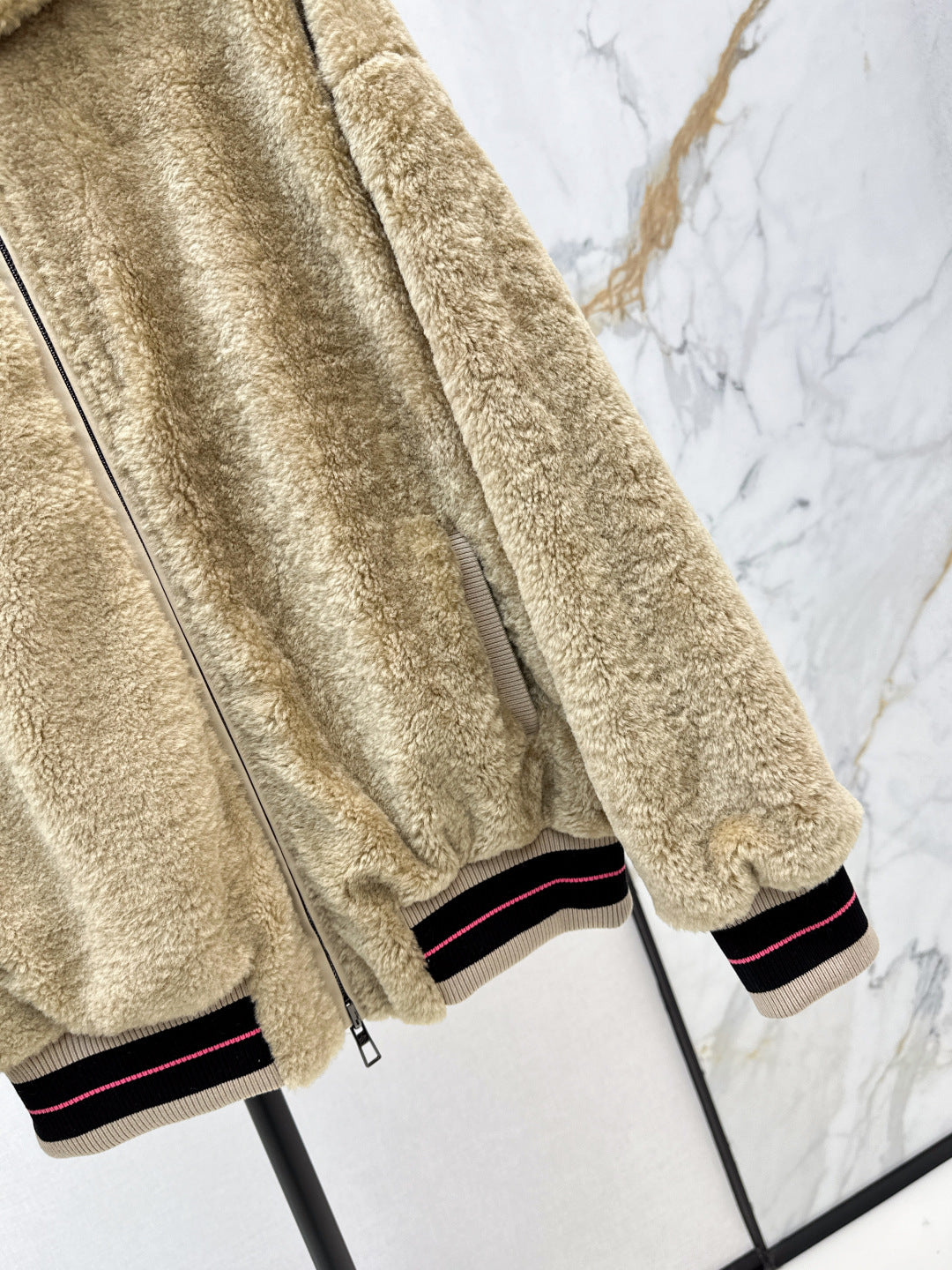 Loro 25fw reversible fleece jacket