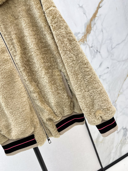 Loro 25fw reversible fleece jacket