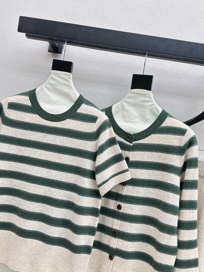 Loro 25fw knit sweater cardigan pant set