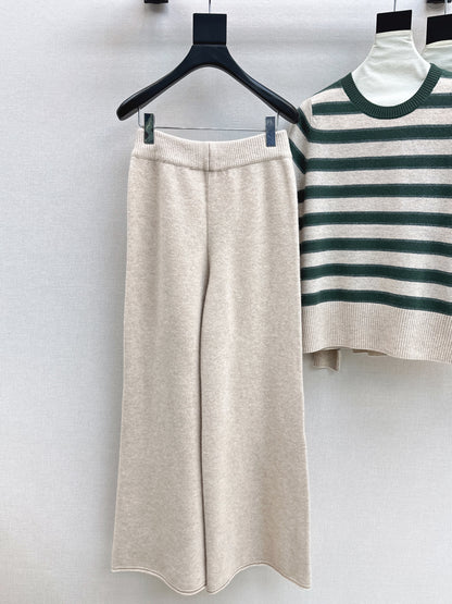 Loro 25fw knit sweater cardigan pant set