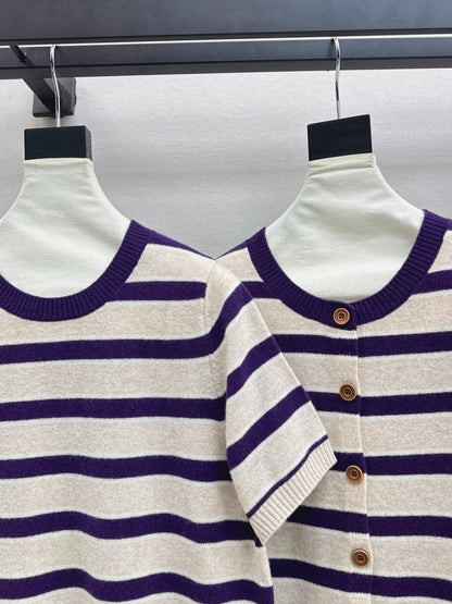 Loro 25fw knit sweater cardigan pant set