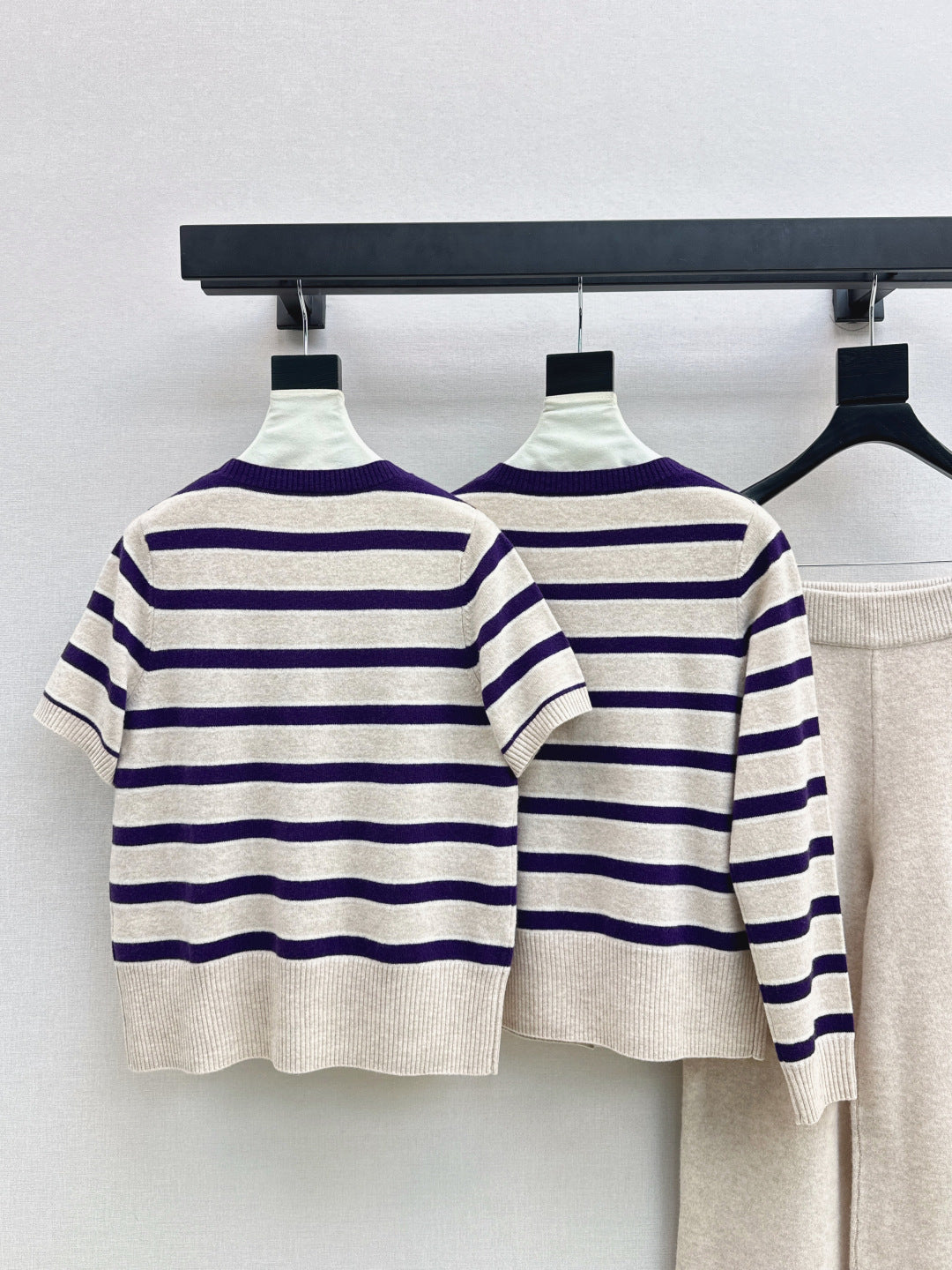 Loro 25fw knit sweater cardigan pant set