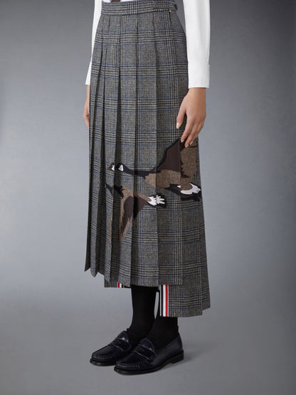 Thom 25fw embroidery skirt